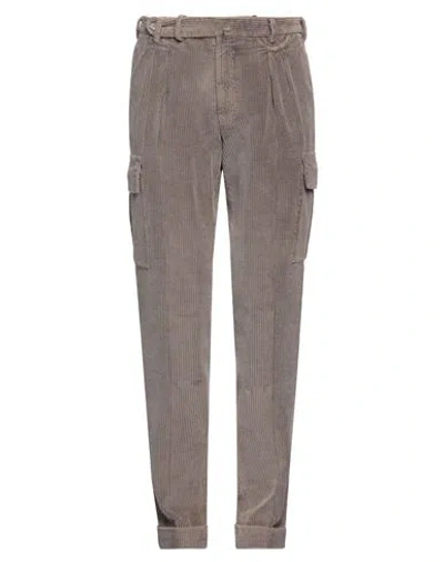 Santaniello Man Pants Grey Size 30 Cotton In Gray