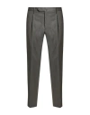 Santaniello Man Pants Grey Size 34 Polyester, Wool, Elastane In Grey
