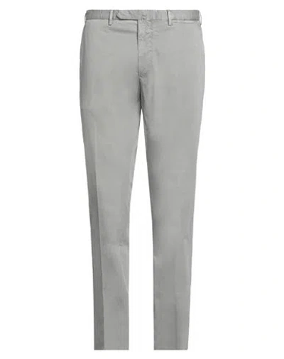 Santaniello Man Pants Grey Size 38 Cotton, Elastane