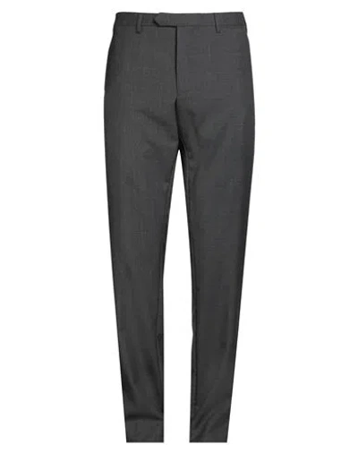 Santaniello Man Pants Grey Size 40 Wool In Gray