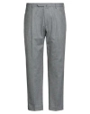 Santaniello Man Pants Grey Size 40 Wool, Polyamide, Cashmere, Elastane