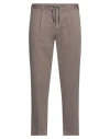 Santaniello Man Pants Khaki Size 36 Cotton, Elastane In Beige