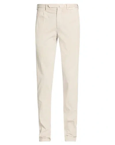 Santaniello Man Pants Light Grey Size 30 Cotton, Elastane In Gray