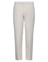 Santaniello Man Pants Beige Size 36 Cotton In Grey