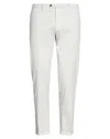 Santaniello Man Pants Light Grey Size 40 Cotton, Elastane