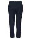 SANTANIELLO SANTANIELLO MAN PANTS MIDNIGHT BLUE SIZE 36 COTTON, ELASTANE