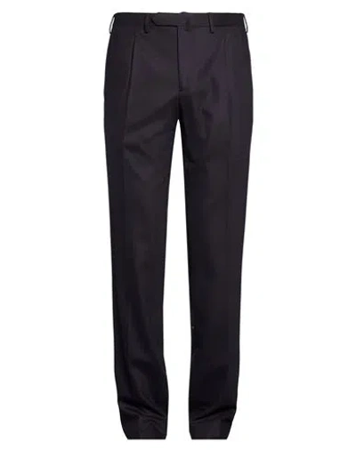 Santaniello Man Pants Midnight Blue Size 38 Wool, Elastane In Multi