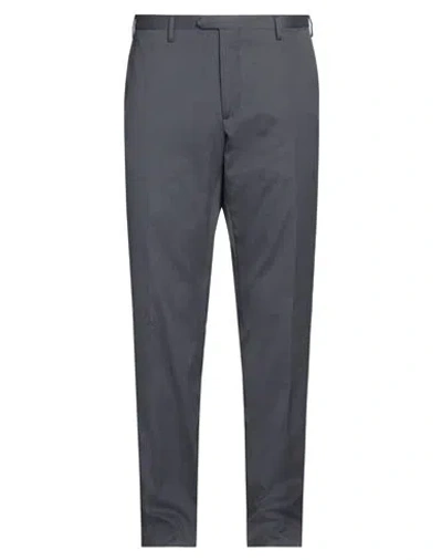 Santaniello Man Pants Midnight Blue Size 44 Cotton, Polyamide, Elastane