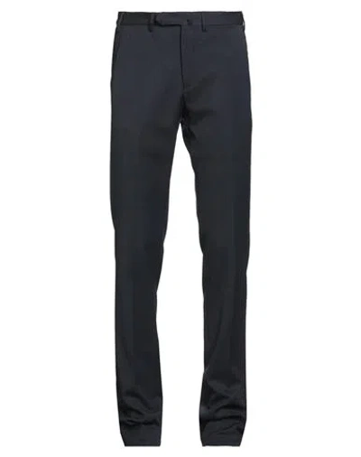 Santaniello Man Pants Navy Size 28 Polyester, Wool, Elastane