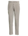 Santaniello Man Pants Taupe Size 30 Cotton, Elastane