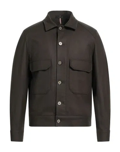 Santaniello Man Jacket Military Green Size 36 Wool, Polyamide, Cashmere, Elastane