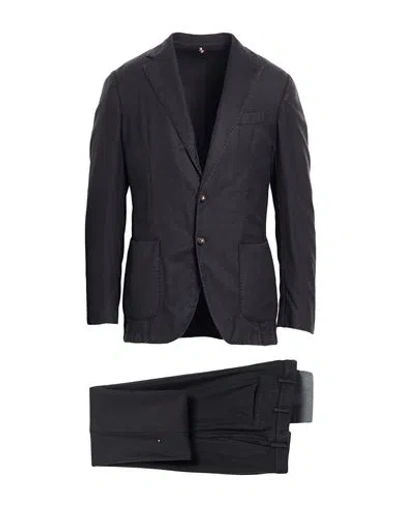 Santaniello Man Suit Black Size 36 Wool