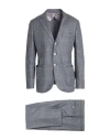Santaniello Man Suit Grey Size 40 Wool, Polyamide, Acrylic, Cashmere, Elastane In Gray