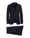 Santaniello Man Suit Midnight Blue Size 46 Polyester, Wool, Elastane In Navy