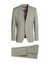 Santaniello Man Suit Sage Green Size 44 Wool