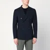 Santaniello Double-breasted Tailored Jacket In Black