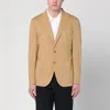 Santaniello Essential Single-breasted Blazer In Brown
