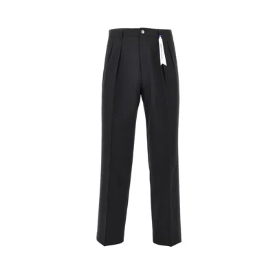 Santaniello Mirò Rima Wool Pants In Black