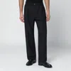 Santaniello Navy Blue Wool Trousers