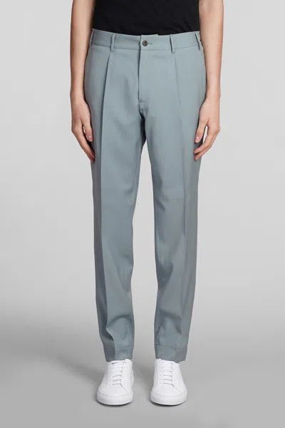 Santaniello Pants In Green Wool In Green