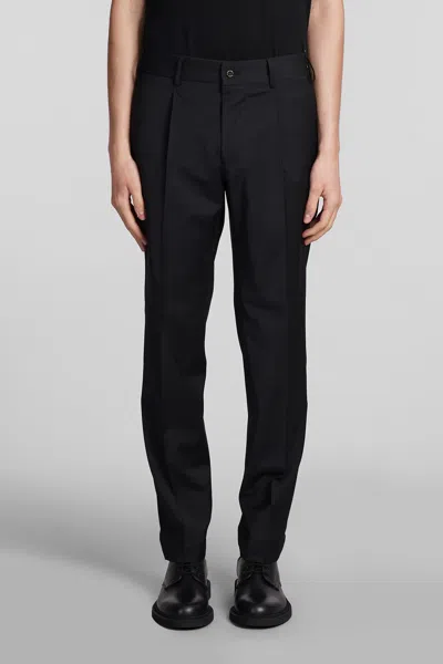 Santaniello Pants In Black Polyester
