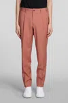 Santaniello Pants In Rose-pink Wool