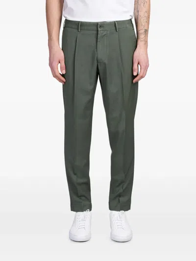 SANTANIELLO PLEAT-DETAILED TROSUERS