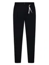 Santaniello Pleated-front Tailored Trousers In Black