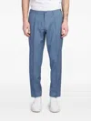 Santaniello Irno Evo Pants In Blue Wool In 蓝色