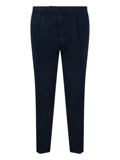 Santaniello Pleated Trousers In Blue