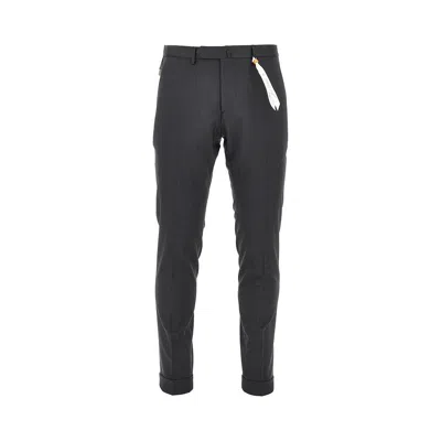 Santaniello 'praiano Il Viaggiatore' Twill Pants In Gray