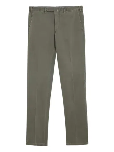 Santaniello Regular Chino Trousers In Green