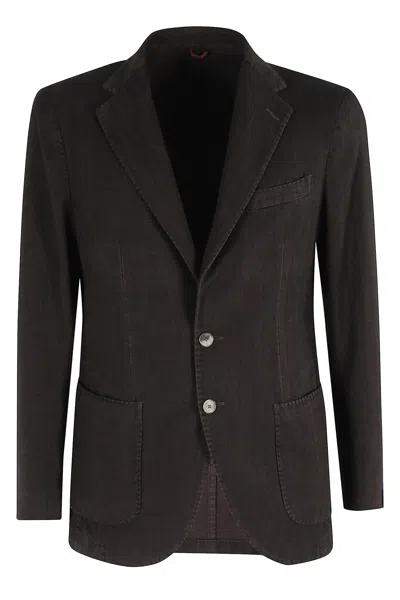 Santaniello Resca Tinto Filo Touch Soft Cashmere In Brown