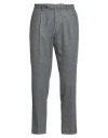 Santaniello Rima Man Pants Grey Size 34 Wool In Gray