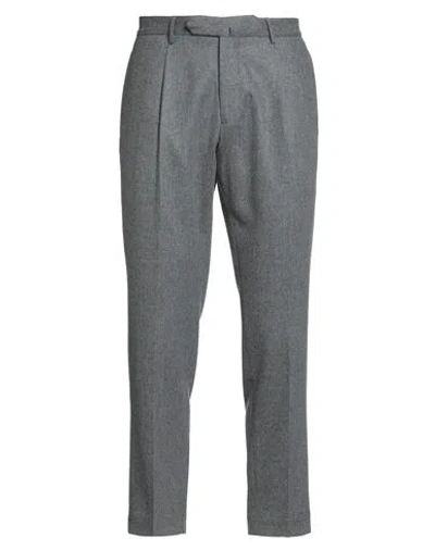 Santaniello Rima Man Pants Grey Size 34 Wool In Gray