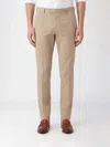 Santaniello Gabardine Chino Trousers In Neutral