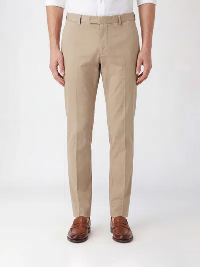 Santaniello Gabardine Chino Trousers In Neutral