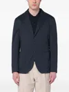 Santaniello Giacca Cotone Icegab Gabardina Doppio Ritorto In Ice Cotton High Twist In Black