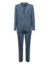 Santaniello Superlight Wool Suit In Blue