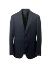 Santaniello Single-breasted Blazer In Blue