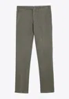 Santaniello Straight-leg Chino Pants In Green