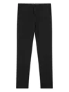 Santaniello Cotton Clark Double Pleat Pants In Blue