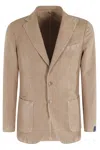 Santaniello Giacca Cotone Icegab Gabardina Doppio Ritorto In Ice Cotton High Twist