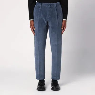 Santaniello Sugar-coloured Corduroy Trousers In White