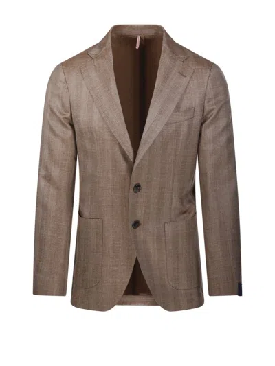 SANTANIELLO TAILORED BROWN JACKET