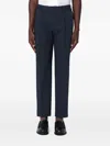 Santaniello Tailored Cropped Trousers In Blau