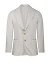 Santaniello Tailored Jacket With Notched Lapel And Polished Finish