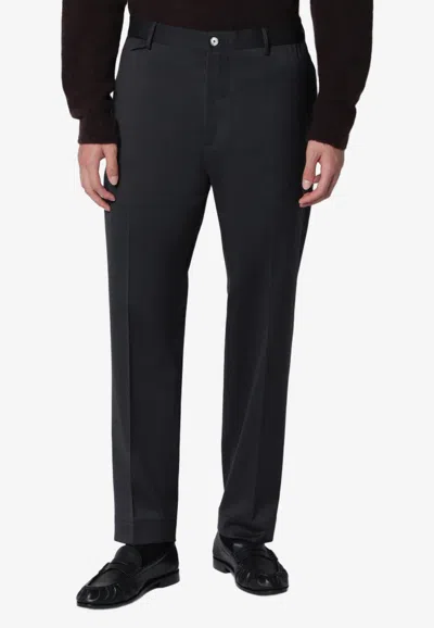 Santaniello Tailored Wool-blend Pants In Multi
