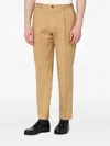 Santaniello Tapered Trousers In Neutral
