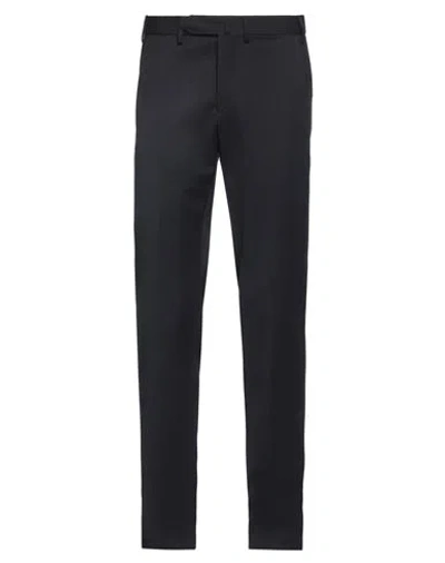 Santaniello To Magenta Man Pants Navy Size 38 Polyester, Wool, Elastane